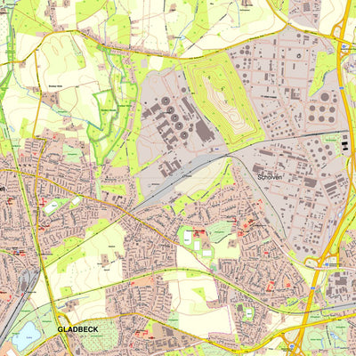 Bezirksregierung Köln Gelsenkirchen 5 (1:10,000) digital map
