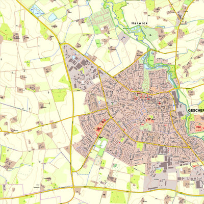 Bezirksregierung Köln Gescher 2 (1:10,000) digital map