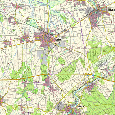 Bezirksregierung Köln Geseke (1:50,000) digital map