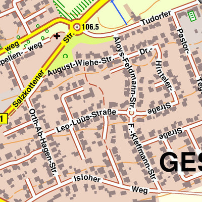 Bezirksregierung Köln Geseke 5 (1:10,000) digital map