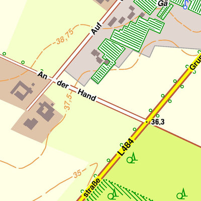 Bezirksregierung Köln Goch 8 (1:10,000) digital map