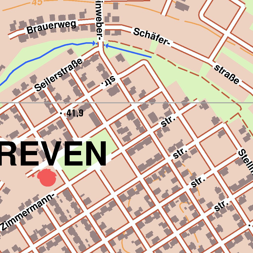 Greven 1 (1:10,000) Map by Bezirksregierung Koln | Avenza Maps