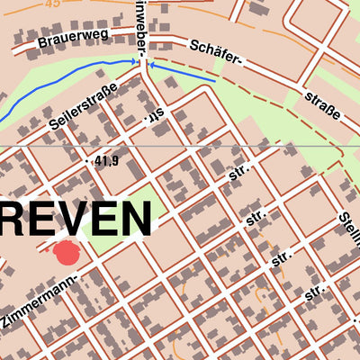 Bezirksregierung Köln Greven 1 (1:10,000) digital map