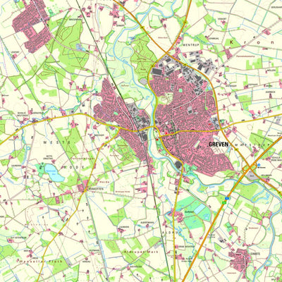 Bezirksregierung Köln Greven 1 (1:25,000) digital map