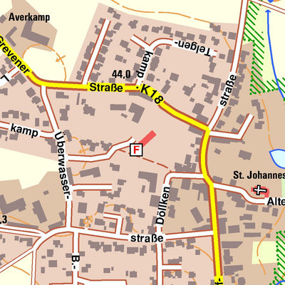 Bezirksregierung Köln Greven 2 (1:10,000) digital map