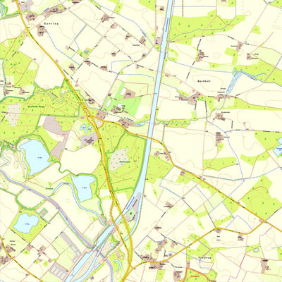 Bezirksregierung Köln Greven 5 (1:10,000) digital map
