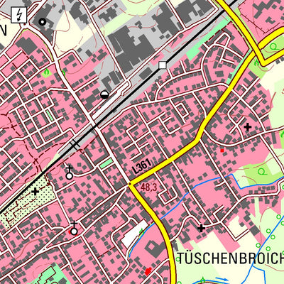 Bezirksregierung Köln Grevenbroich 2 (1:25,000) digital map