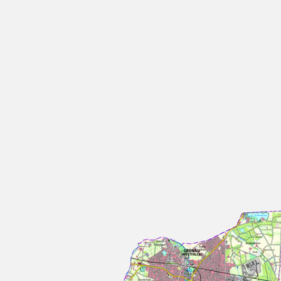 Bezirksregierung Köln Gronau (Westf.) (1:50,000) digital map