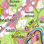 Bezirksregierung Köln Gummersbach (1:100,000) digital map
