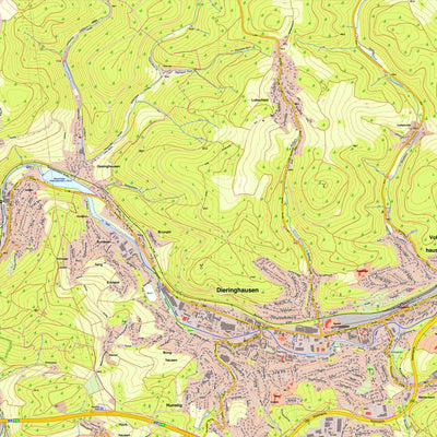 Bezirksregierung Köln Gummersbach 2 (1:10,000) digital map