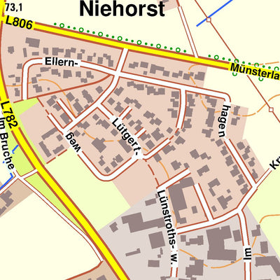 Bezirksregierung Köln Gütersloh 2 (1:10,000) digital map