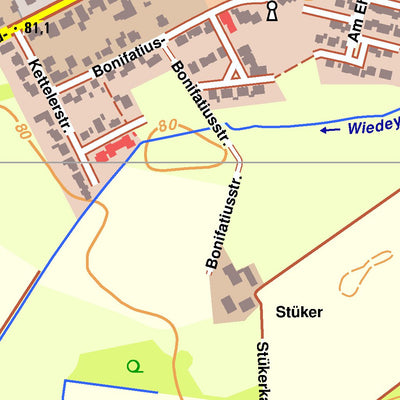 Bezirksregierung Köln Gütersloh 3 (1:10,000) digital map