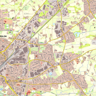 Bezirksregierung Köln Gütersloh 4 (1:10,000) digital map