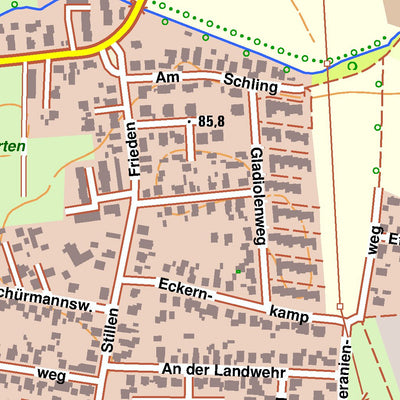 Bezirksregierung Köln Gütersloh 4 (1:10,000) digital map