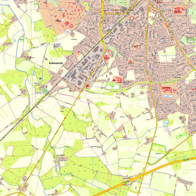 Bezirksregierung Köln Gütersloh 7 (1:10,000) digital map