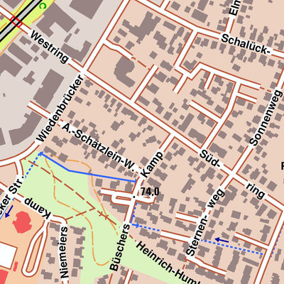 Bezirksregierung Köln Gütersloh 7 (1:10,000) digital map