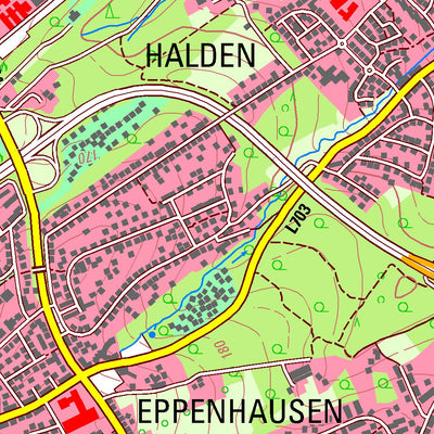 Bezirksregierung Köln Hagen (1:25,000) digital map