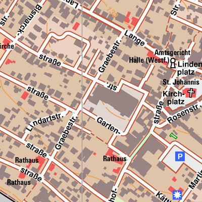 Bezirksregierung Köln Halle (Westf.) 1 (1:10,000) digital map