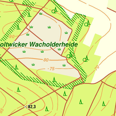 Bezirksregierung Köln Haltern am See 5 (1:10,000) digital map