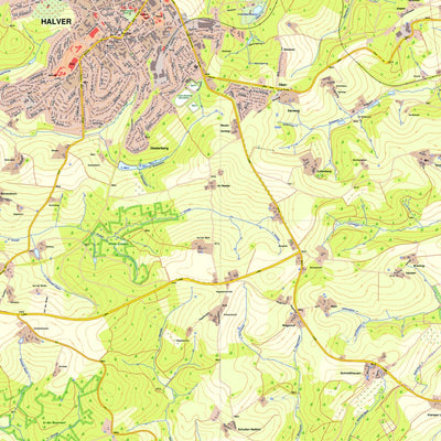 Bezirksregierung Köln Halver 1 (1:10,000) digital map