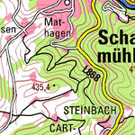 Bezirksregierung Köln Halver (1:100,000) digital map