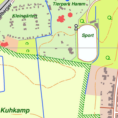 Bezirksregierung Köln Hamm 13 (1:10,000) digital map