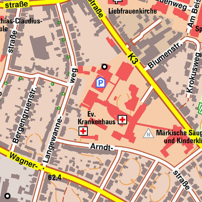 Bezirksregierung Köln Hamm 13 (1:10,000) digital map