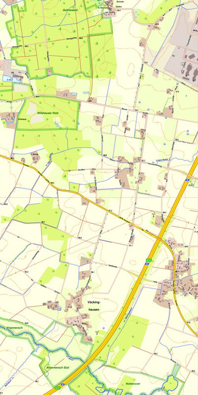Bezirksregierung Köln Hamm 14 (1:10,000) digital map