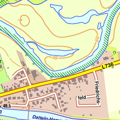 Bezirksregierung Köln Hamm 16 (1:10,000) digital map