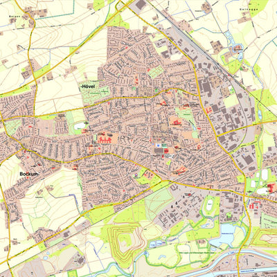 Bezirksregierung Köln Hamm 17 (1:10,000) digital map