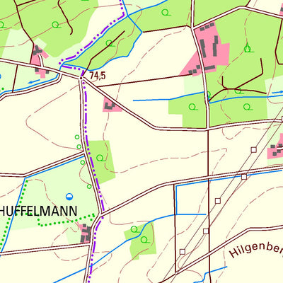 Bezirksregierung Köln Hamm 3 (1:25,000) digital map