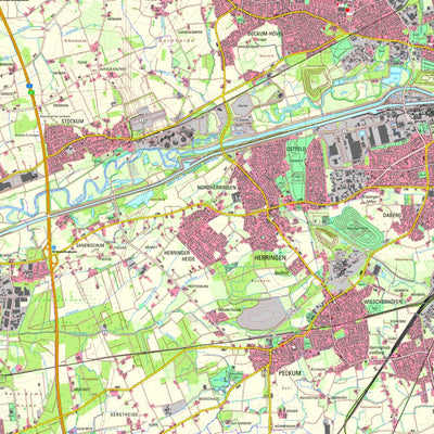 Bezirksregierung Köln Hamm 4 (1:25,000) digital map