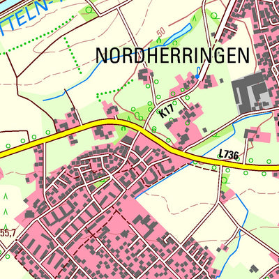 Bezirksregierung Köln Hamm 4 (1:25,000) digital map