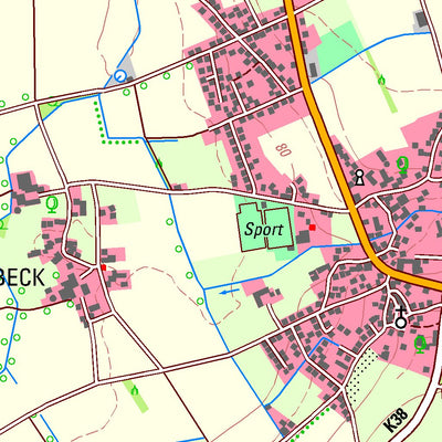 Bezirksregierung Köln Hamm 5 (1:25,000) digital map