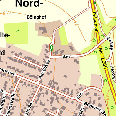 Bezirksregierung Köln Hamm 6 (1:10,000) digital map