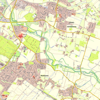 Bezirksregierung Köln Hamm 8 (1:10,000) digital map