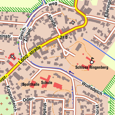 Bezirksregierung Köln Hamminkeln 1 (1:10,000) digital map