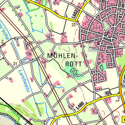 Bezirksregierung Köln Hamminkeln (1:50,000) digital map