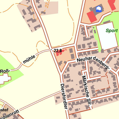 Bezirksregierung Köln Hamminkeln 7 (1:10,000) digital map