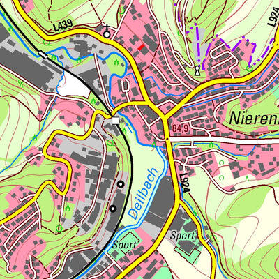 Bezirksregierung Köln Hattingen (1:25,000) digital map