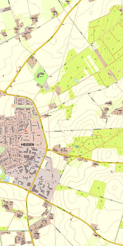 Bezirksregierung Köln Heiden 4 (1:10,000) digital map