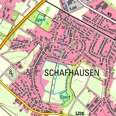 Bezirksregierung Köln Heinsberg 1 (1:25,000) digital map