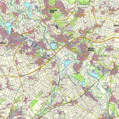 Bezirksregierung Köln Heinsberg 1 (1:50,000) digital map