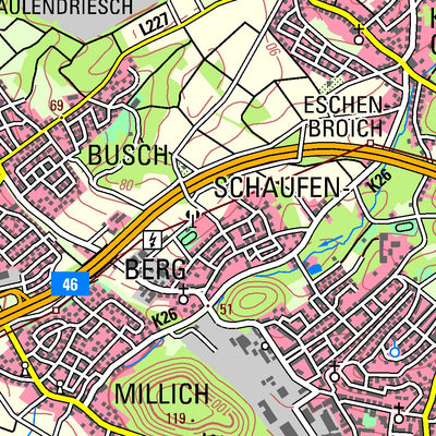 Bezirksregierung Köln Heinsberg 1 (1:50,000) digital map