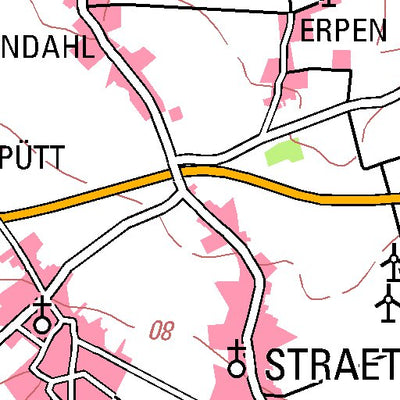 Bezirksregierung Köln Heinsberg (1:100,000) digital map