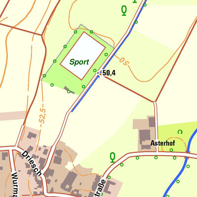Bezirksregierung Köln Heinsberg 8 (1:10,000) digital map
