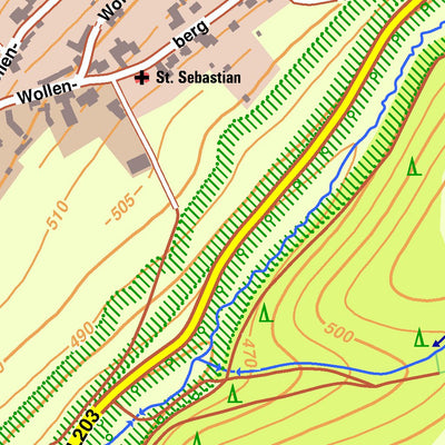 Bezirksregierung Köln Hellenthal 13 (1:10,000) digital map