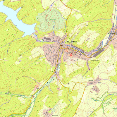 Bezirksregierung Köln Hellenthal 8 (1:10,000) digital map