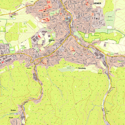 Bezirksregierung Köln Hemer 1 (1:10,000) digital map
