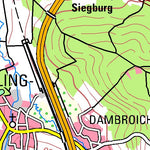 Bezirksregierung Köln Hennef (Sieg) (1:100,000) digital map